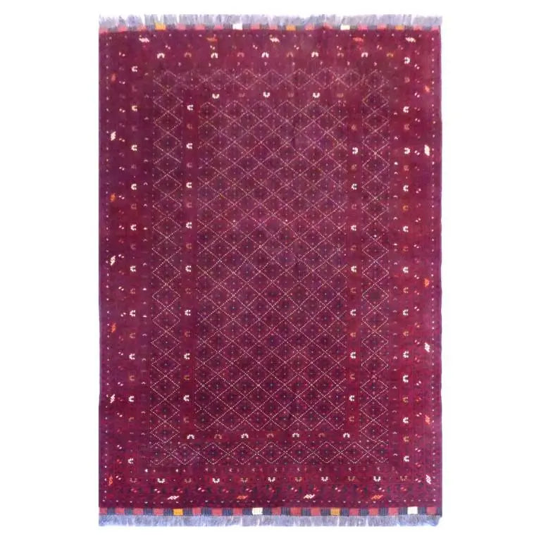 One Of The Kind Afghani Khotan Rug 6'7" x 4'11"